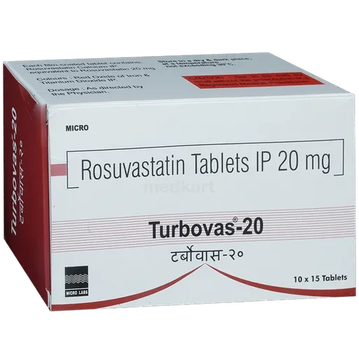 turbovas 20mg tablet 15's